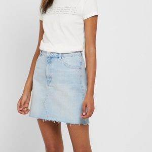 For The Republic Denim Mini Skirt Size 25